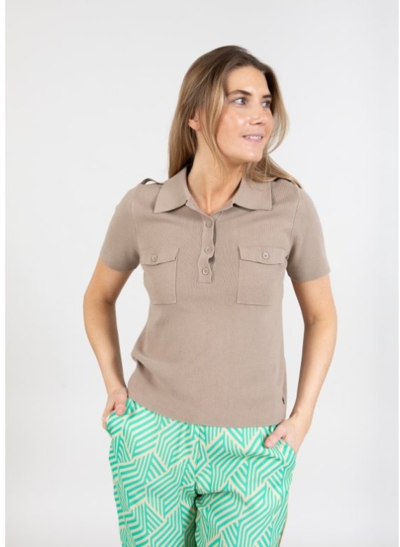 Knit Shirt With Pockets