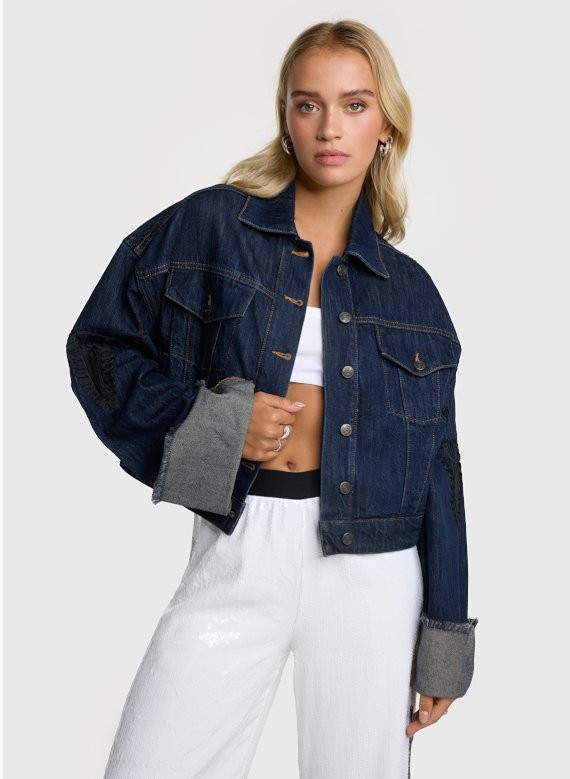 Denim Tape Bull Jacket